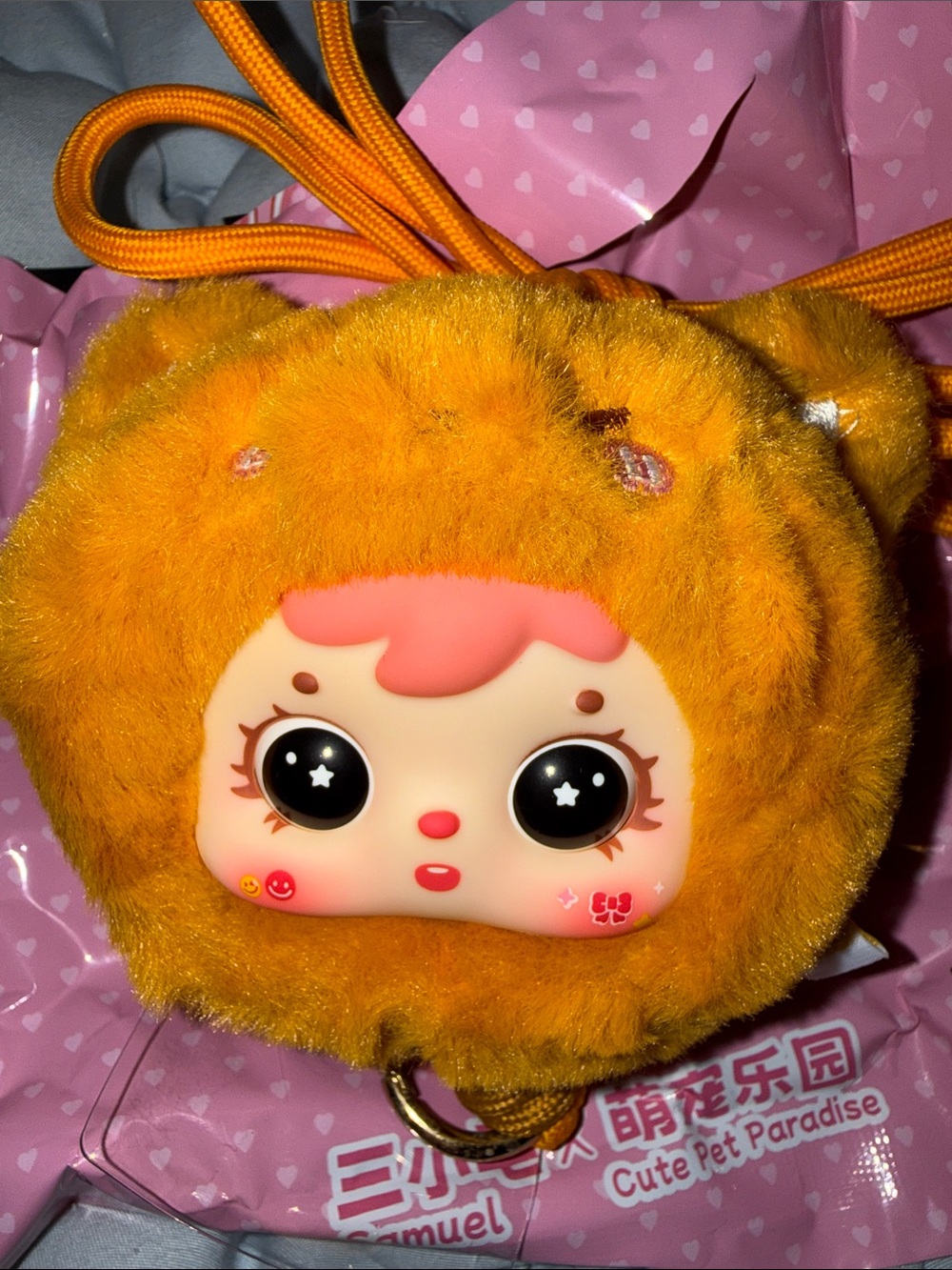 Samuel Cute Pet Park Phone Lanyard - Angry Cat